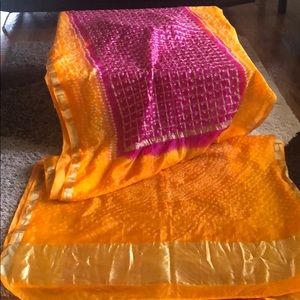 Final Sale-NWOT Indian Ethnic Bandhani Saree